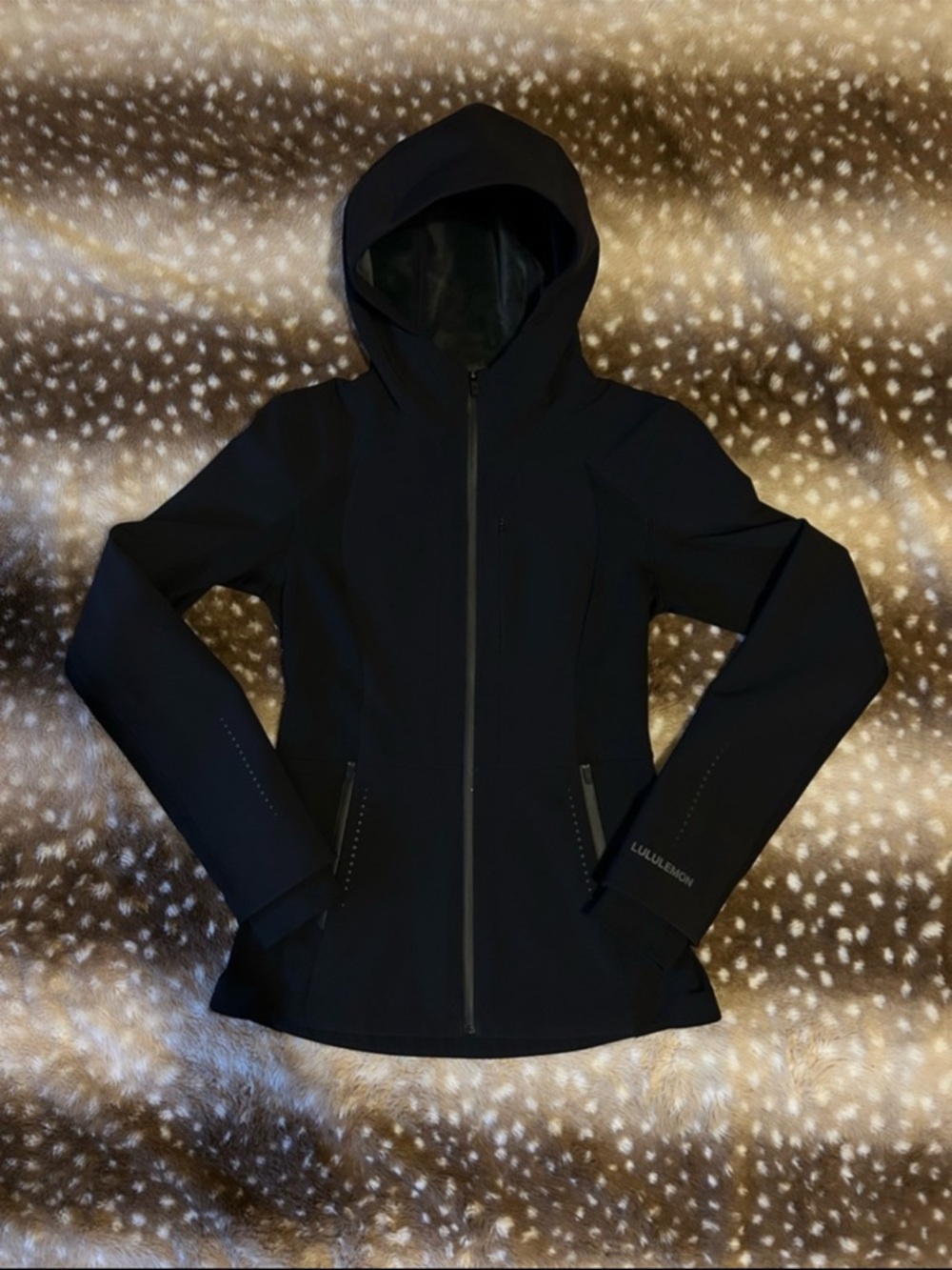 lululemon athletica Black Hooded Utility Jacket